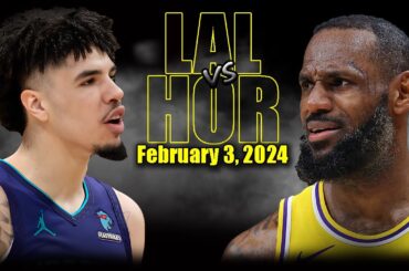 Los Angeles Lakers vs Charlotte Hornets Full Game Highlights - February 5, 2024 | 2023-24 NBA Season