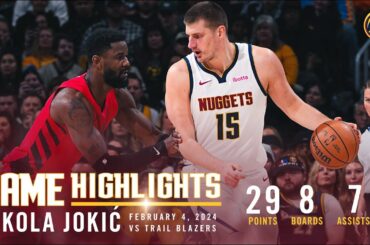 Nikola Jokić Full Game Highlights vs. Blazers 🎥