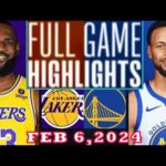 Los Angeles Lakers vs Golden State Warriors FULLGAME Qtr Feb 06, 2024 Highlights | NBA Season