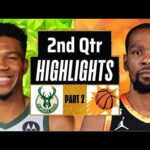 Phoenix Suns vs Milwaukee Bucks 2nd QTR - PART 2 Highlights | Feb 6 | 2024 NBA Regular Season