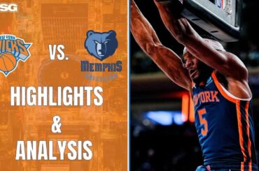 Grizzlies Make Late Game Push But Knicks Hold On For Bounceback Win | New York Knicks