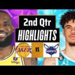 Los Angeles Lakers vs Charlotte Hornets Full Highlights 2nd QTR | Feb 5 | 2024 NBA Regular Season