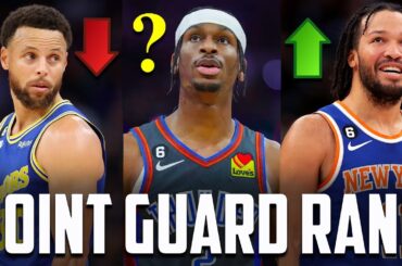 Ranking The Top 10 Point Guards In The NBA Right Now…