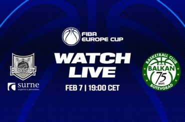 Surne Bilbao Basket v Balkan Botevgrad | Full Basketball Game | FIBA Europe Cup 2023-24