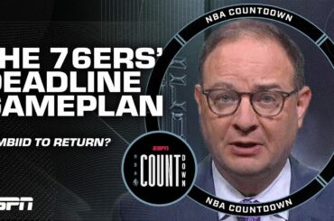 Woj: 76ers approaching trade deadline as if Embiid will return | NBA Countdown