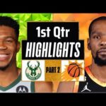 Phoenix Suns vs Milwaukee Bucks 1st QTR - PART 2 Highlights | Feb 6 | 2024 NBA Regular Season