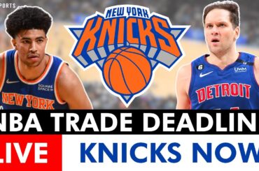 New York Knicks NBA Trade Deadline 2024 LIVE | Bojan Bogdonavic, Alec Burks, Quentin Grimes