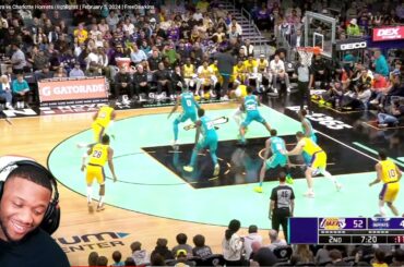 Los Angeles Lakers vs Charlotte Hornets Highlights | February 5, 2024  | OkayRickk Reacts