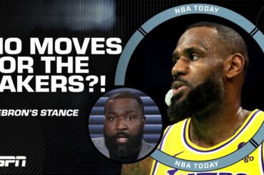 LeBron's gotta play the cards being dealt - Perk on Lakers staying quiet at the deadline | NBA Today