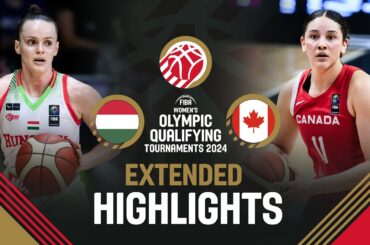 Hungary 🇭🇺 v Canada 🇨🇦 | Extended Highlights | FIBA Women's OQT 2024