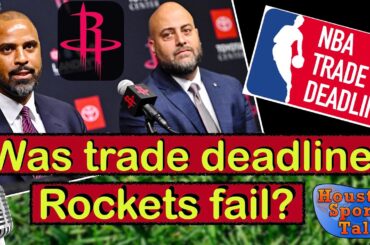 Did Rockets Screw Up Trade Deadline? | Udoka vs. Rafael Stone  (w/ Kiss of Death Host Michael Brown)