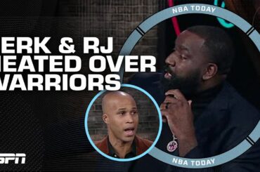 Kendrick Perkins and Richard Jefferson get into HEATED debate over the Warriors 👀 | NBA Today