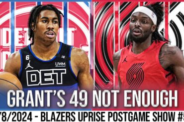 Portland Trail Blazers vs Detroit Pistons Recap | Blazers Uprise Postgame Show