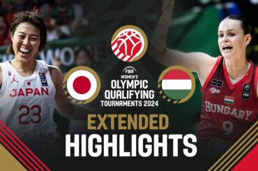 Japan 🇯🇵 v Hungary 🇭🇺 | Extended Highlights | FIBA Women's OQT 2024