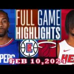 LA Clippers vs Miami Heat  FULLGAME Qtr Feb 10, 2024 Highlights | NBA Season