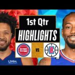 Detroit Pistons vs LA Clippers Full Highlights 1st QTR | Feb 10 | 2024 NBA Regular Season