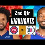 Detroit Pistons vs LA Clippers Full Highlights 2nd QTR | Feb 10 | 2024 NBA Regular