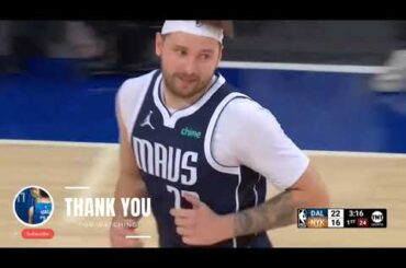 Luka Doncic ASSIST OF THE YEAR vs New York Knicks!