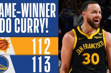 GAME-WINNER SURREAL DO CURRY! Os 5 minutos finais de Warriors x Suns