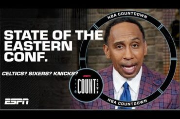 Celtics vs. Knicks?! Stephen A. is nearly JUMPING OUT OF HIS SEAT?! | NBA Countdown