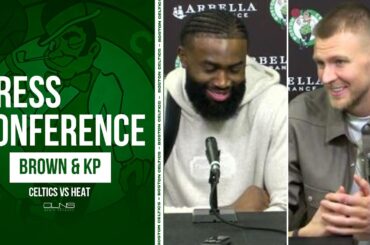 Jaylen Brown Reacts to Duncan Robinson Calling His Foul DIRTY | Celtics vs Heat