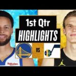 Golden State Warriors vs Utah Jazz Full Highlights 1st QTR | Feb 12 | 2024 NBA Regular Season