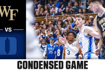 Wake Forest vs. Duke Condensed Game | 2023-24 ACC Men's Basketball