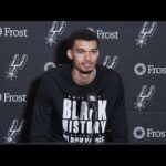 2023-24 San Antonio Spurs Season | Victor Wembanyama's Post-Game Interview 2.12.2024