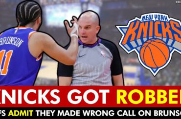 Knicks SCREWED By Refs, NBA Officials ADMIT They Made Wrong Call + Tom Thibodeau Is KILLING Knicks