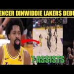 Spencer Dinwiddie Lakers Game Debut (Full Game)