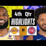 Los Angeles Lakers vs Detroit Pistons 4th Qtr - PART 2 Highlights | Feb 13 | 2024 NBA Regular Season