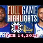 Golden State Warriors vs Los Angeles Clippers FULLGAME Qtr Feb 14, 2024 Highlights | NBA Season