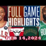 Boston Celtics vs. Chicago Bulls FULLGAME Qtr Feb 14, 2024 Highlights | NBA Season