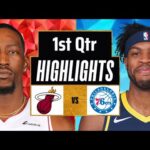 Miami Heat vs Philadelphia 76ers Full Highlights 1st QTR | Feb 14| 2024 NBA Regular Season