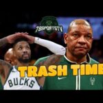 DAME TIME IS TRASH TIME IN MILWAUKEE AS BUCKS FALL TO HEAT 123-97