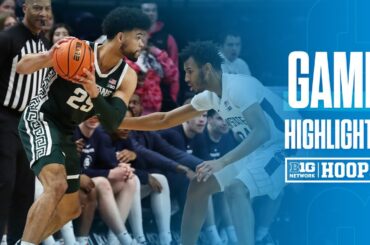 Michigan State at Penn State | Highlights | Big Ten Men's Basketball | Feb. 14, 2024