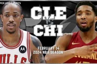 Chicago Bulls vs Cleveland Cavaliers Full Game Highlights | Feb 14 | 2024 NBA Season