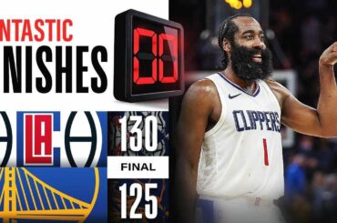 Final 5:45 WILD ENDING Clippers vs Warriors 👀| February 14, 2024