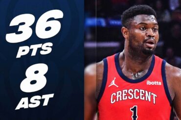 Zion Williamson TIES SEASON-HIGH 36 PTS In Pelicans W!😤| February 14, 2024