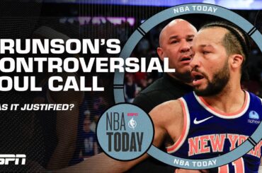 'BRUTAL CALL!' 😳 - Windy on the controversial foul call on Jalen Brunson in Knicks' loss | NBA Today