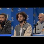 Mavs Postgame vs. Spurs (HD): Kyrie Irving, Dereck Lively II, Jason Kidd