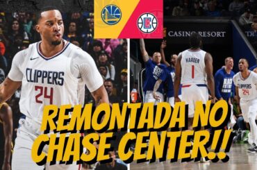 Norman Powell PEGA FOGO e comanda REMONTADA do Clippers !! / Clippers vs Warriors (Análise)