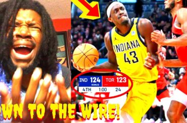 PACERS VS RAPTORS REACTION 2024 INDIANA PACERS VS TORONTO RAPTORS HIGHLIGHTS REACTION 2024