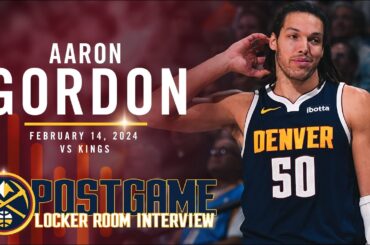 Aaron Gordon Post Game Locker Room Interview vs. Kings 🎙