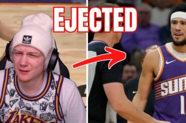 Devin Booker Ejected for WHAT? Reacting to Suns vs Pistons!