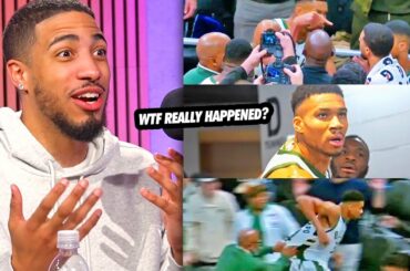 The Real Story of Giannis Flipping Out Over the Game Ball | Tyrese Haliburton