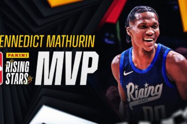 Bennedict Mathurin Wins MVP Of 2024 #PaniniRisingStars 🏆