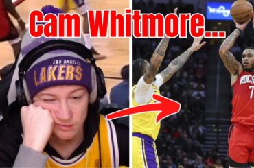 Cam Whitmore revenge game... Lakers fan reacts to Lakers vs Rockets!