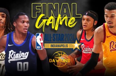 NBA 2024 Rising Stars Final Game Full Highlights 🌟 | FreeDawkins