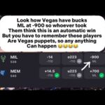 Rigged Memphis Grizzlies vs Milwaukee Bucks | -900 odds SMH Vegas are robbing you without a gun lol